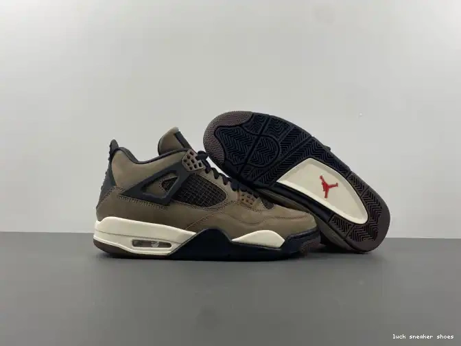 Reps LUCY Scott Retro 4 Air Brown x Travis Jordan AJ4-882335 TS 0420